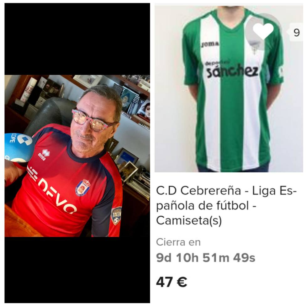 Camisetas Real Ávila y la C.D Cebrereña