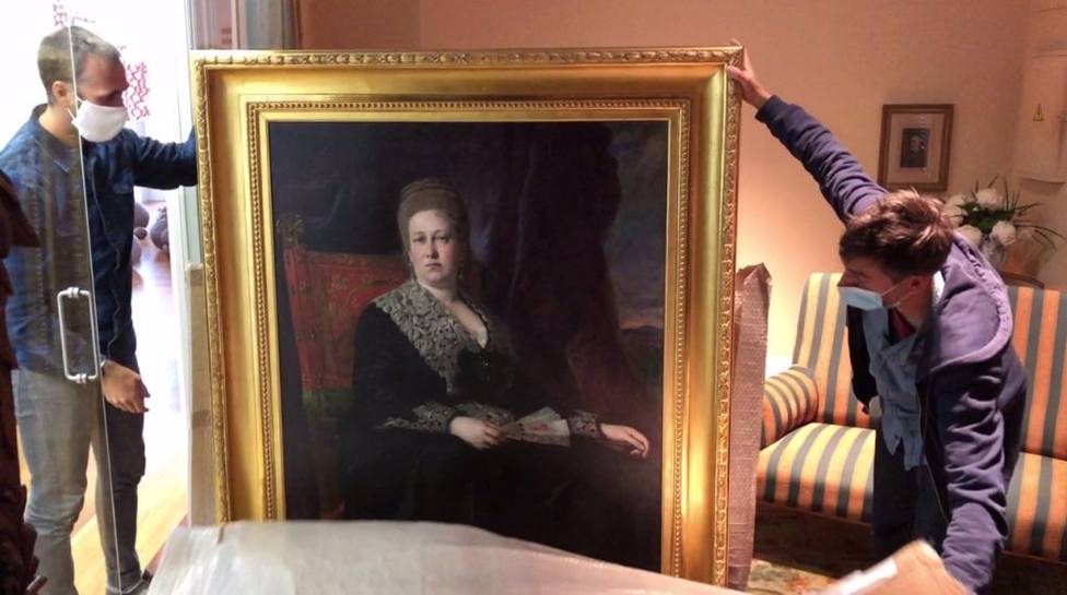 Los cuadros de los Duques de Mandas vuelven al palacio de Cristina Enea seis meses despuÃ©s del robo