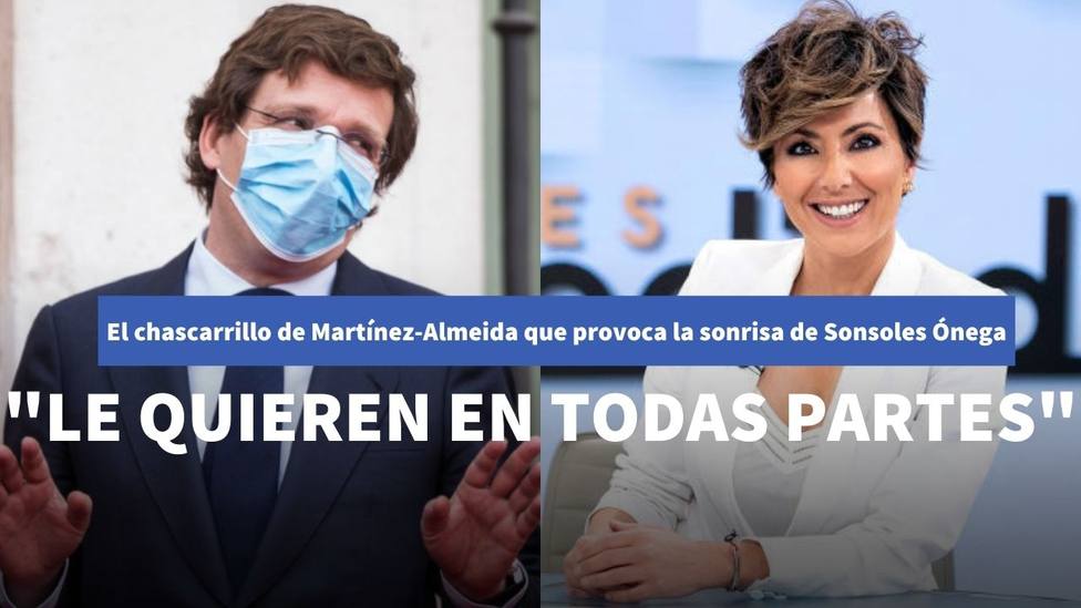 El chascarrillo de Martínez-Almeida que provoca el ataque de risa de Sonsoles Ónega en ‘Ya es Mediodía’