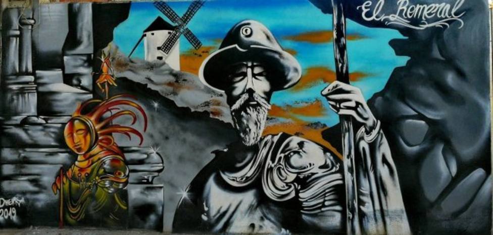 Grafiti de El Romeral en 2019