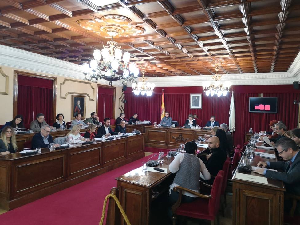 Pleno presencial en el Concello de Lugo
