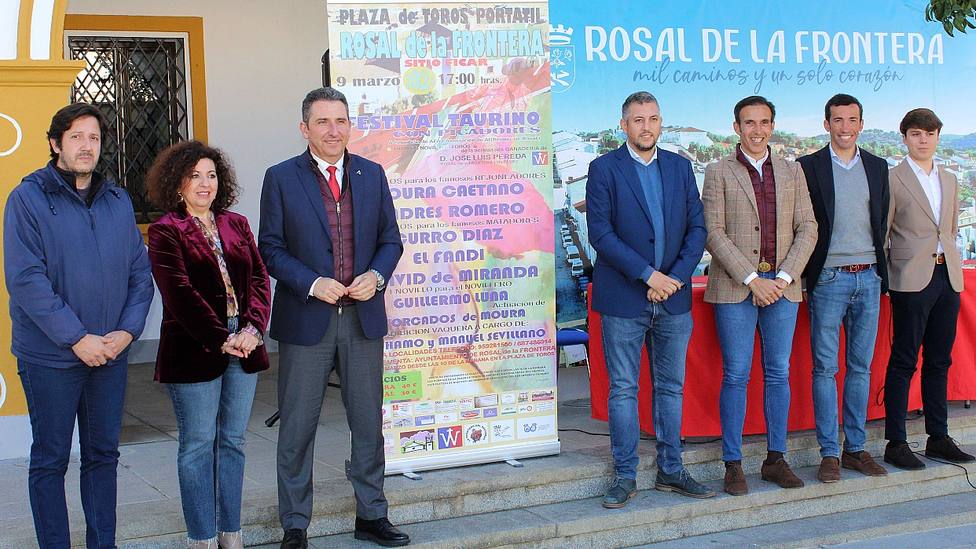 Acto de presentación del festival de Rosal de la Frontera (Huelva)
