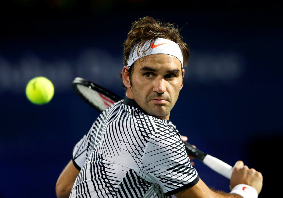 Tennis - Dubai Open - Mens Singles - Roger Federer of Switzerland v Benoit Paire of France - Dubai