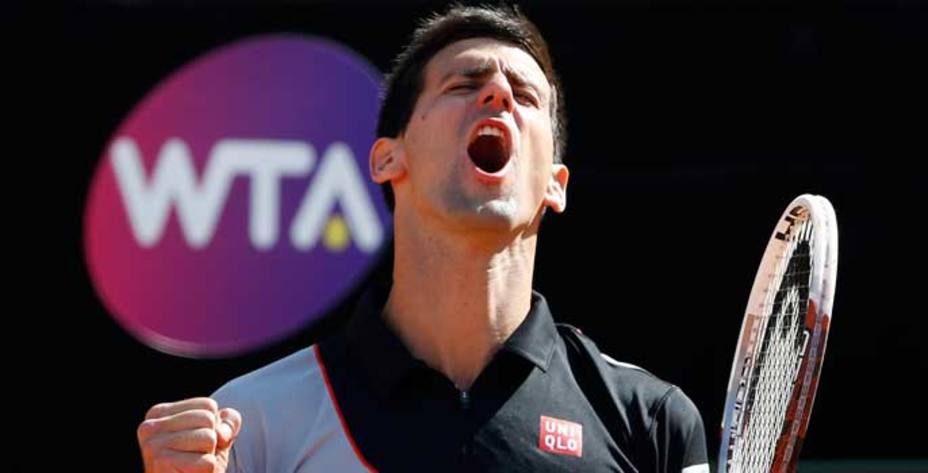 Djokovic celebra la victoria ante Raonic. (Reuters)