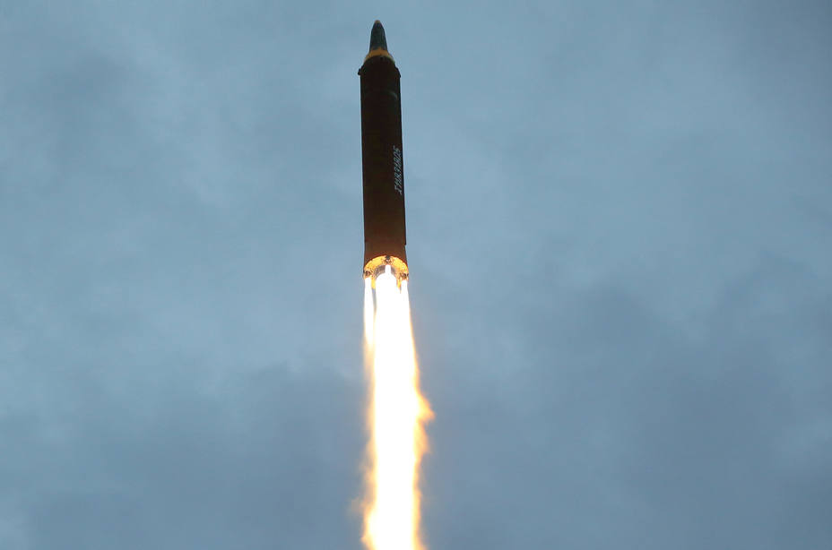 El ensayo con misiles de Corea del Norte. REUTERS