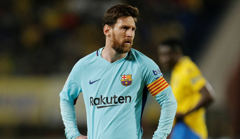 Messi, tras el empate en Las Palmas (Reuters)