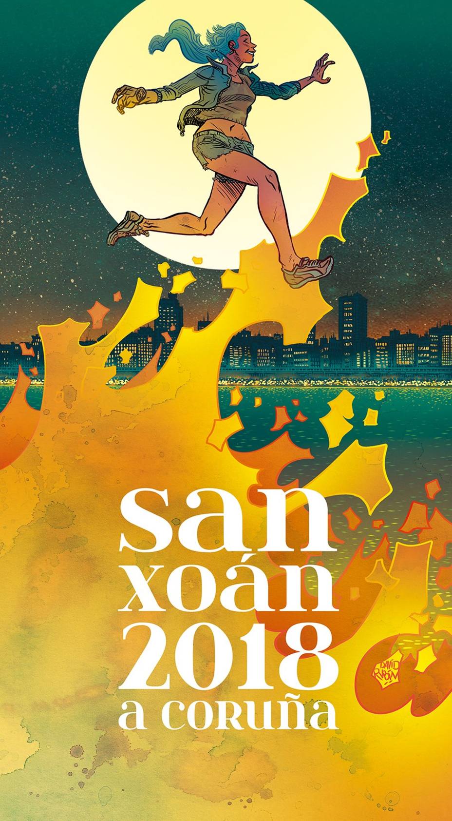 Cartel de San Juan 2018, por David Rubín