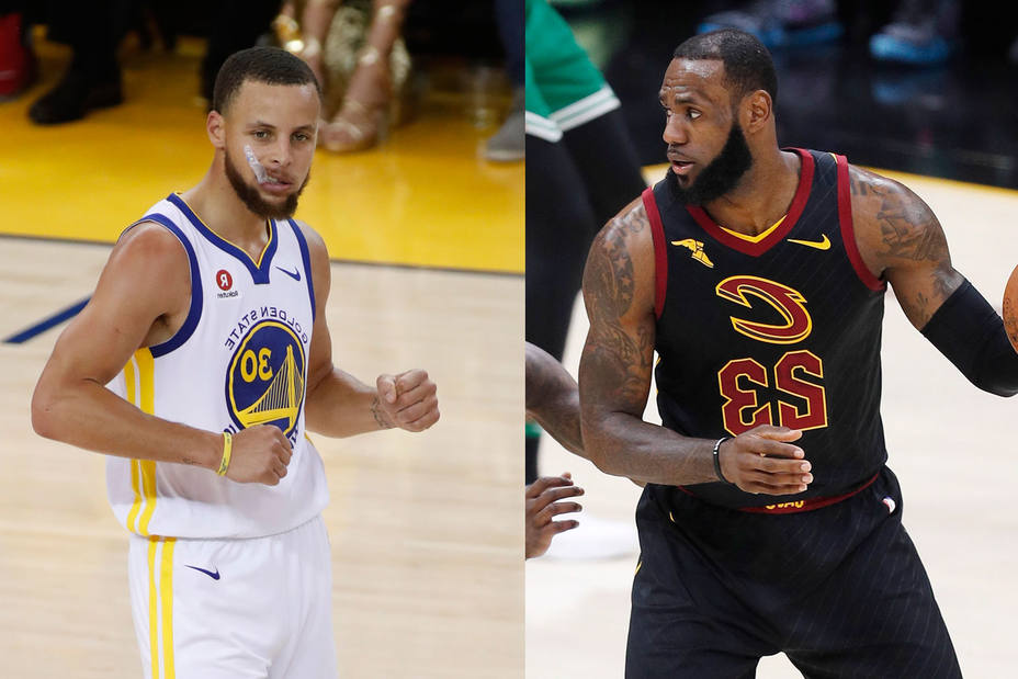 Curry y Lebron James se enfrentan en la final de la NBA (EFE)
