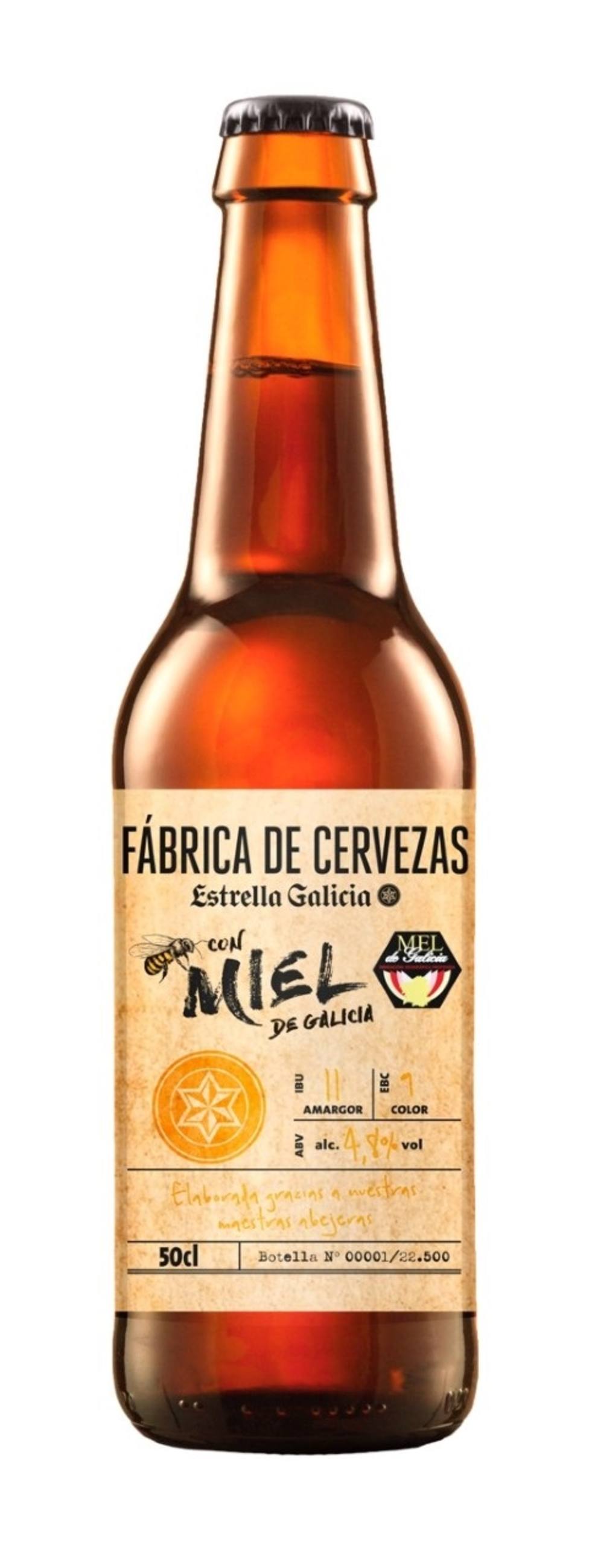 Estrella Galicia lanza una cerveza con miel de abejas gallegas