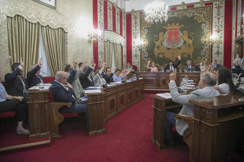 Pleno de aprobación del régimen contributivo (Ayuntamiento)
