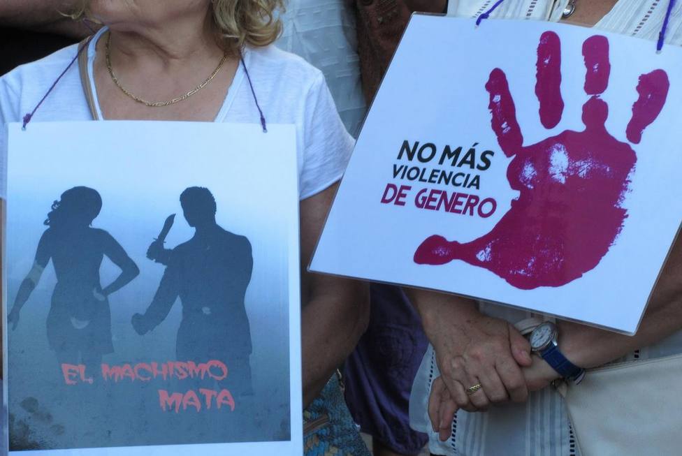 Protesta contra la violencia machista en Bilbao