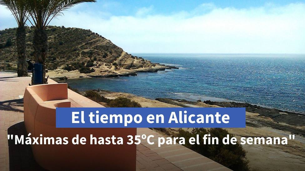 Fin de semana casi veraniego en Alicante con máxima de hasta 35 grados