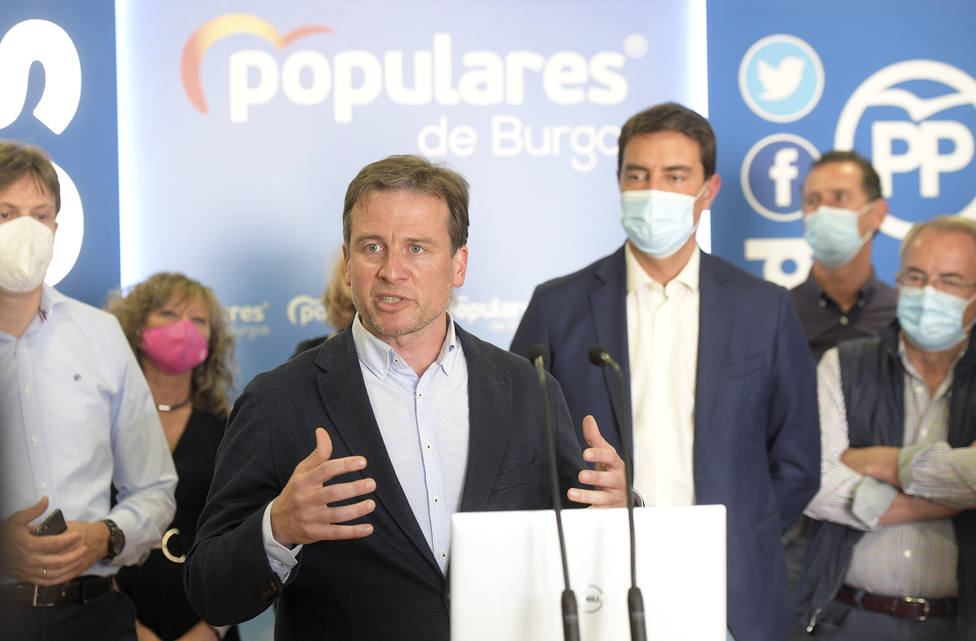 Borja Suárez presenta su candidatura a la presidencia del PP de Burgos