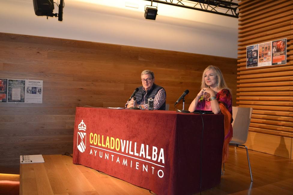 José Colmenero y Pilar Jurado durante la presentación en Peñalba