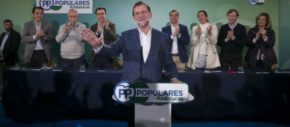 Mariano Rajoy en la junta directiva del PP de Córdoba. PP