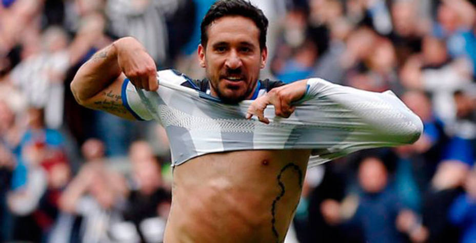 Jonás Gutiérrez fue el héroe del Newcastle la pasada temporada. Reuters.