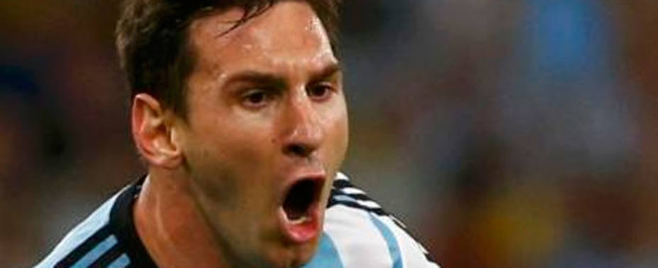 Leo Messi, celebrando el gol ante Bosnia. REUTERS