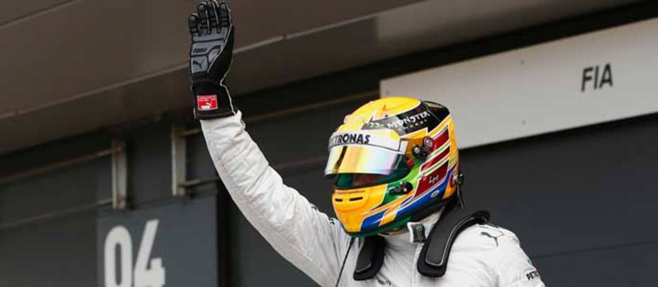 Lewis Hamilton saldrá desde la pole en Silverstone (Reuters)