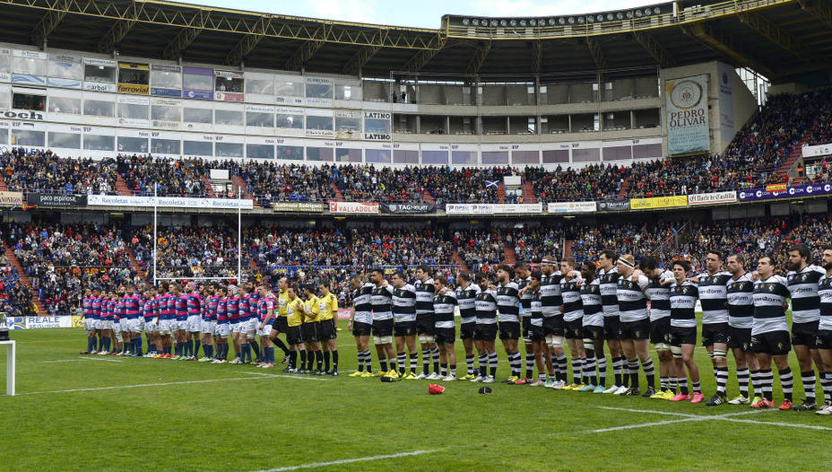 Imagen de la final de la Copa del Rey de Rugby El Salvador-Vrac