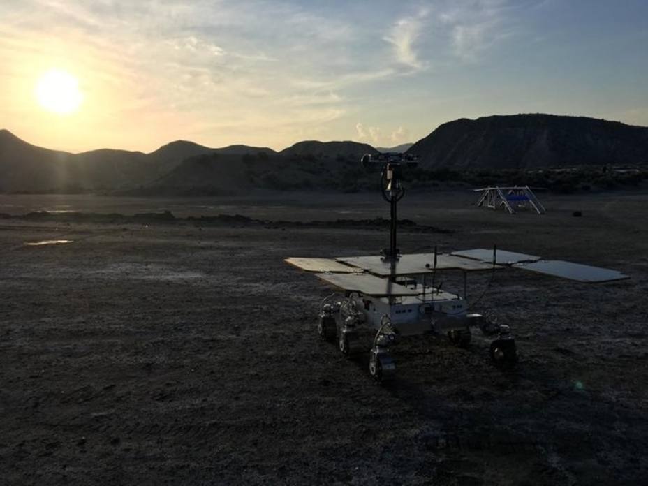 El rover ExoMars, adiestrado para Marte en Almería desde Reino Unido