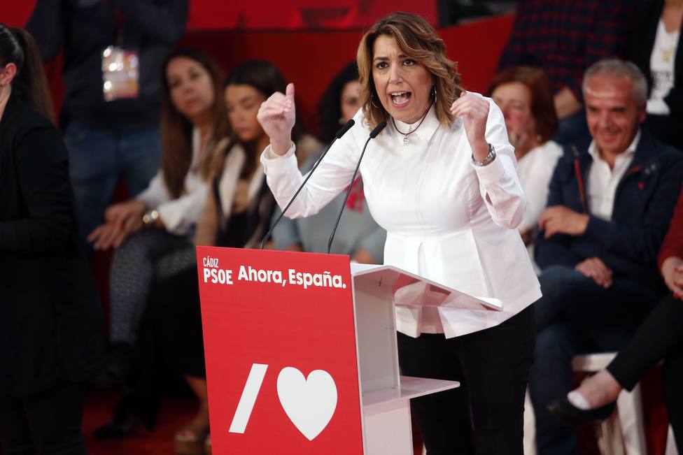 Susana Díaz: Es preferible votar un día un poquito cabreado que pegarse luego cuatro años enfadado