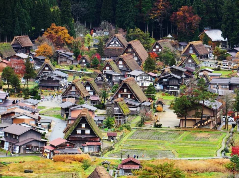 Casas en Japón. Archivo