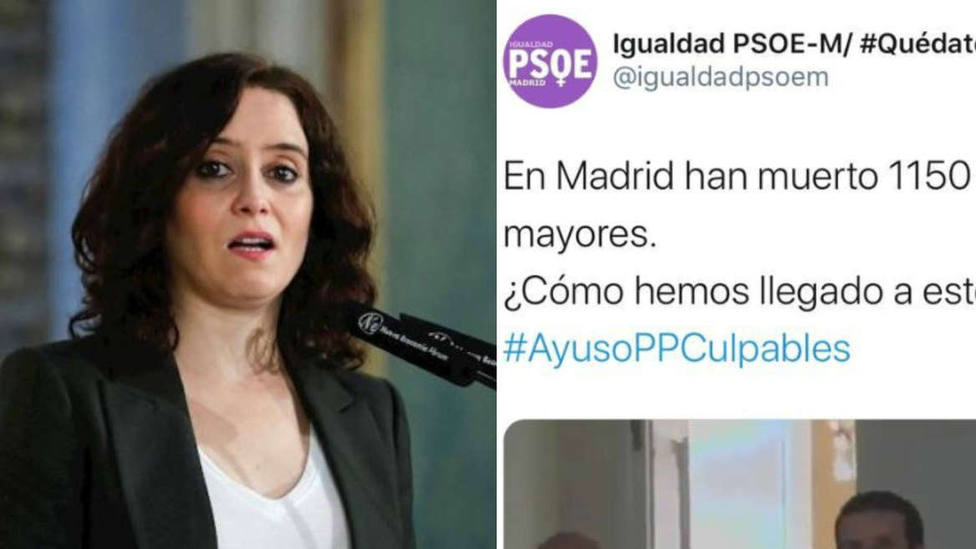La contundente respuesta del PP al miserable vídeo del PSOE contra Díaz Ayuso