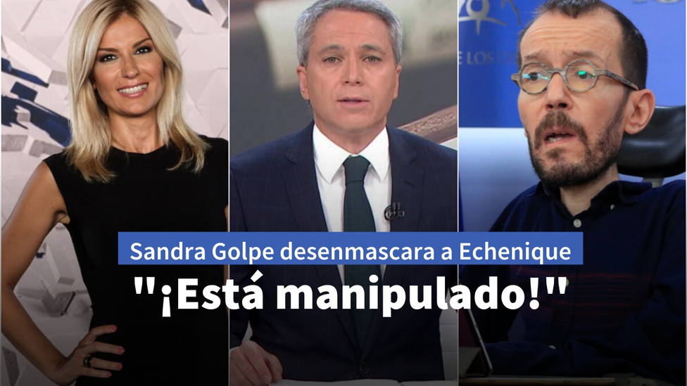 Sandra Golpe destripa el vídeo de Podemos para intentar censurar a Vicente Vallés: “¡Está manipulado!”
