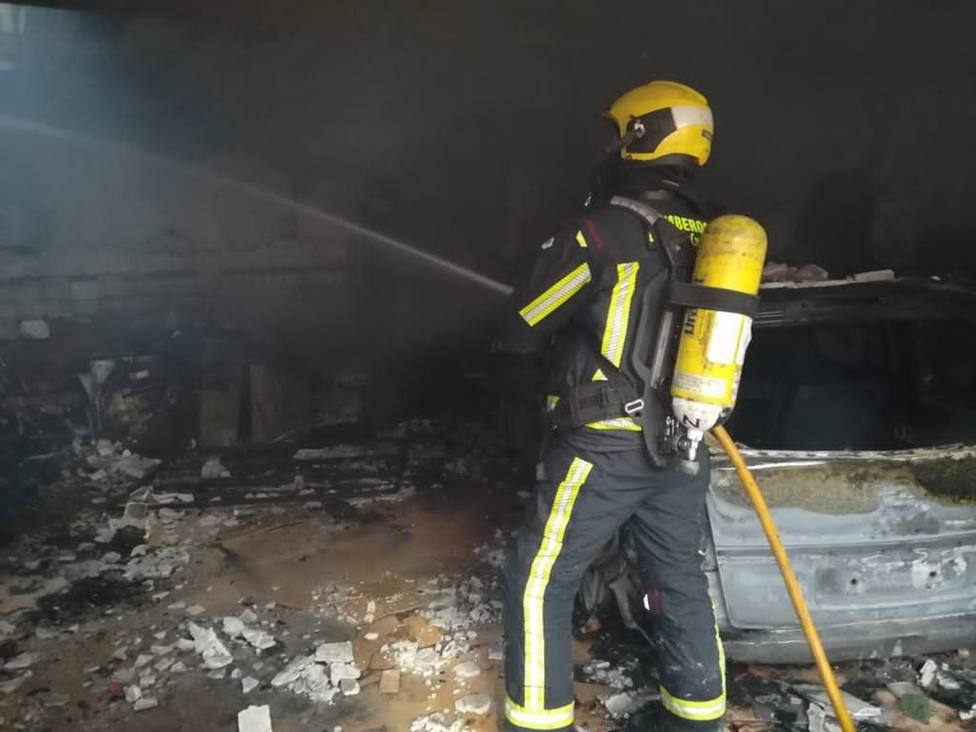 Incendio en una vivienda en Quintanar del Rey