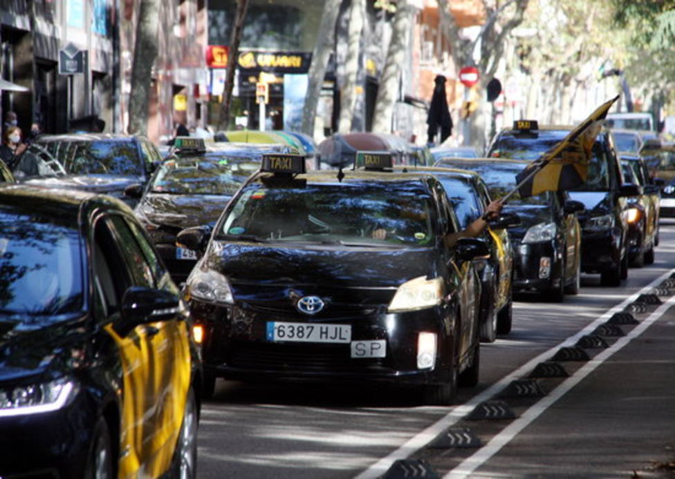 Huelga de taxistas de Barcelona
