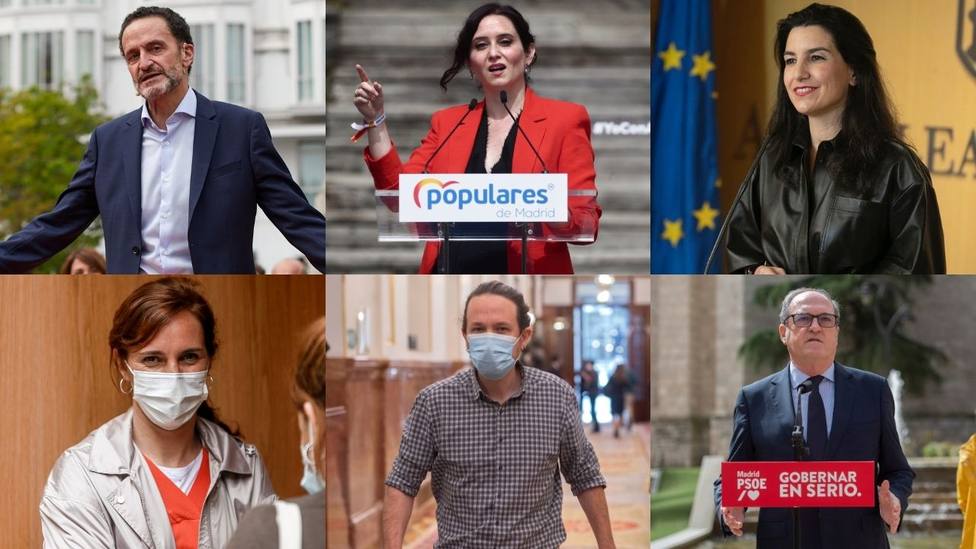 El fuego cruzado entre los diversos candidatos marca la campaña en Madrid a un mes del 4-M