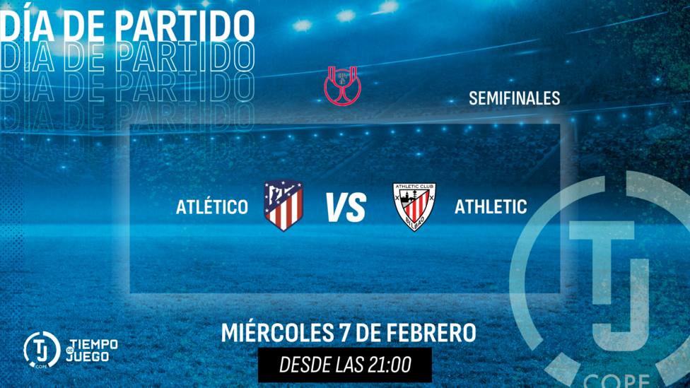 Alineaciones del Athletic - Atlético de Madrid de Copa del Rey: fijos,  dudas y probables