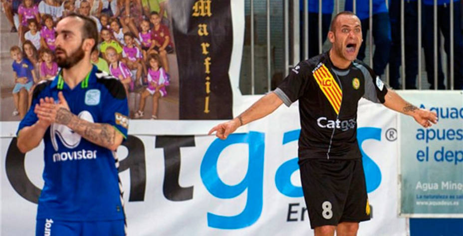 El Catgas dio la sorpresa y eliminó de la Copa del Rey al Movistar Inter. Foto: LNFS.