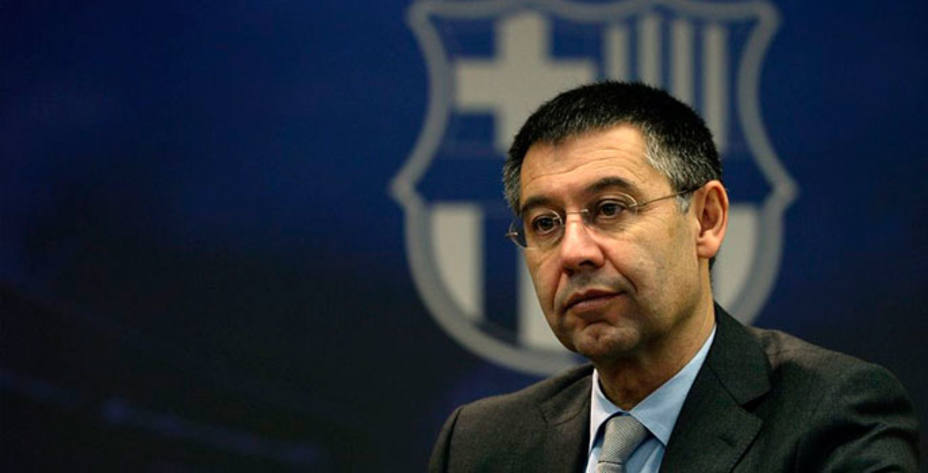 Josep María Bartomeu no comparte la sanción de FIFA a Madrid y Atlético. Foto: FCB.
