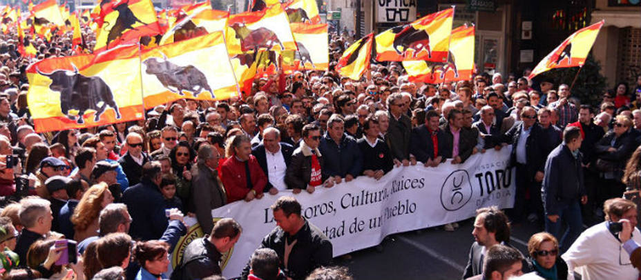 Las calles de Valencia vivieron este domingo una histórica manifestación en defensa de la Tauromaquia. TOROSVALENCIA.COM