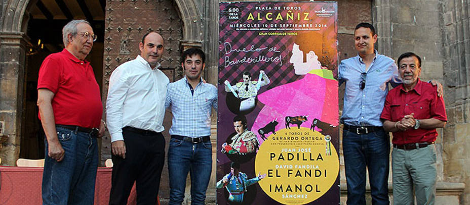 Padilla, El Fandi e Imanol Sánchez, en Alcañiz