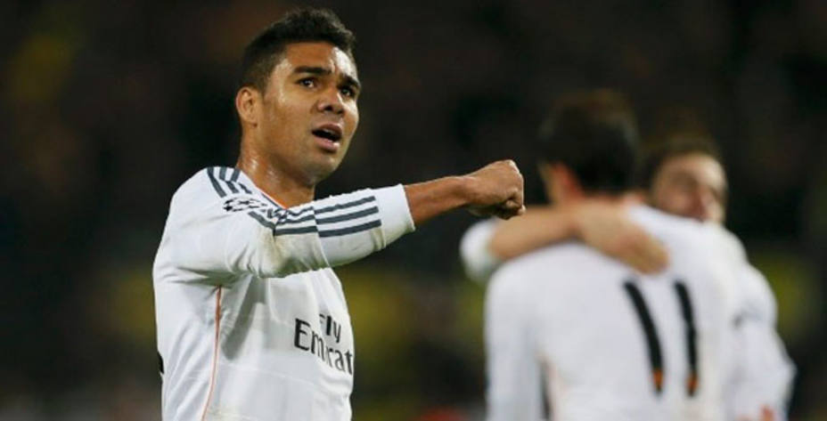 Casemiro, durante un partido del Real Madrid (Reuters)