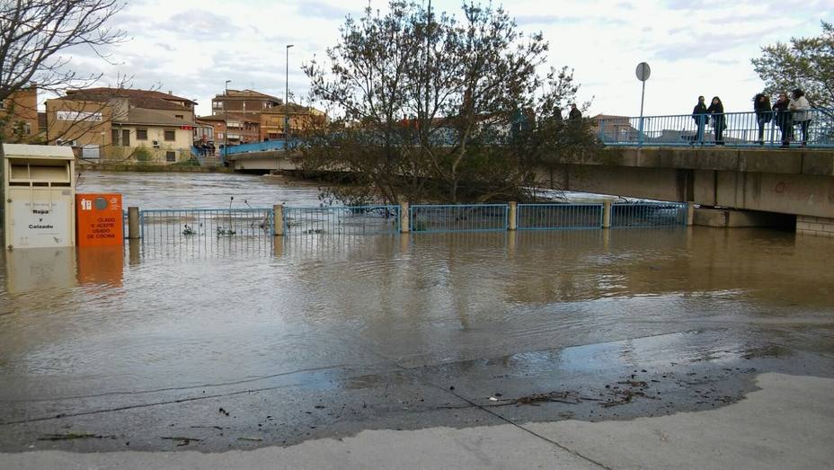 Pamplona mantiene el nivel de alerta ante la situación de los ríos Arga, Sadar y Elorz