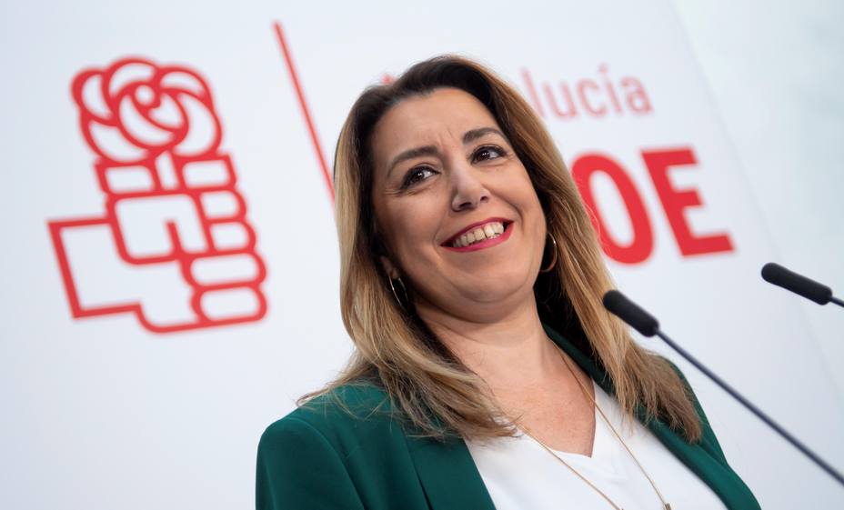 La secretaria general del PSOE-A, Susana Díaz