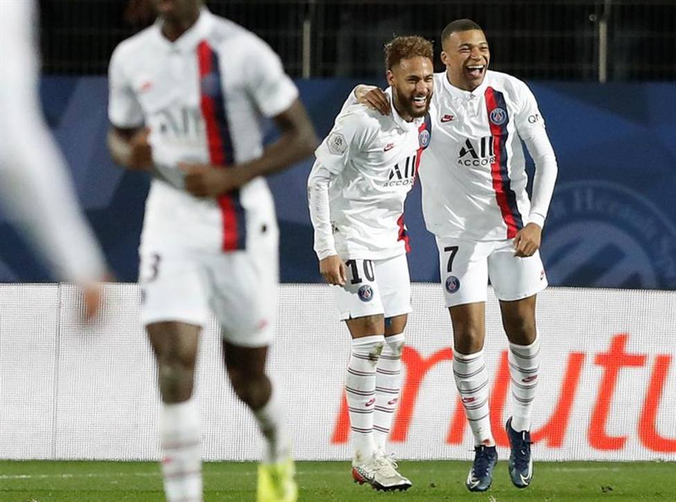 Neymar y Mbappé sacan de un apuro al PSG; el Lille se asienta en posiciones europeas