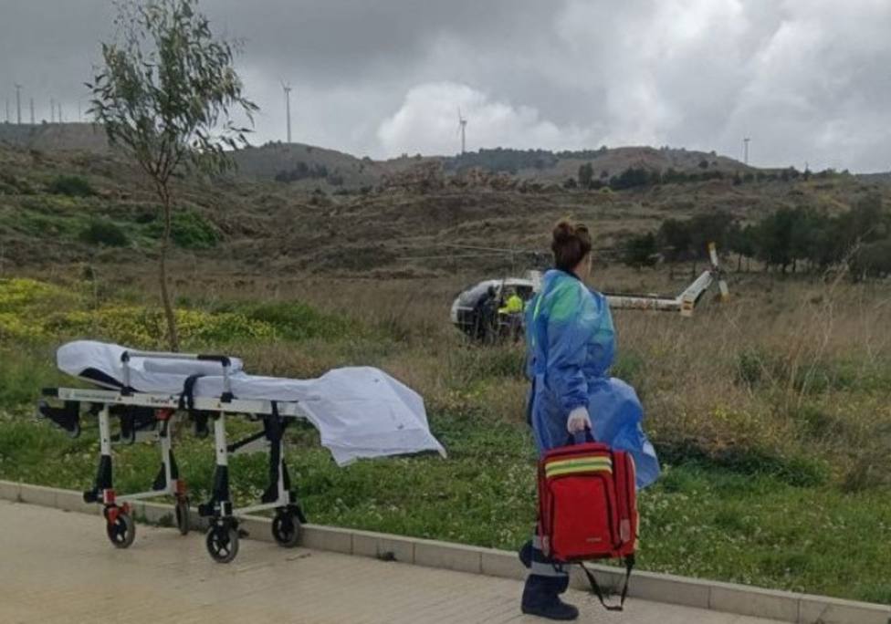 Rescatan en Cartagena a una mujer de 48 años desaparecida tres días en la Sierra Minera
