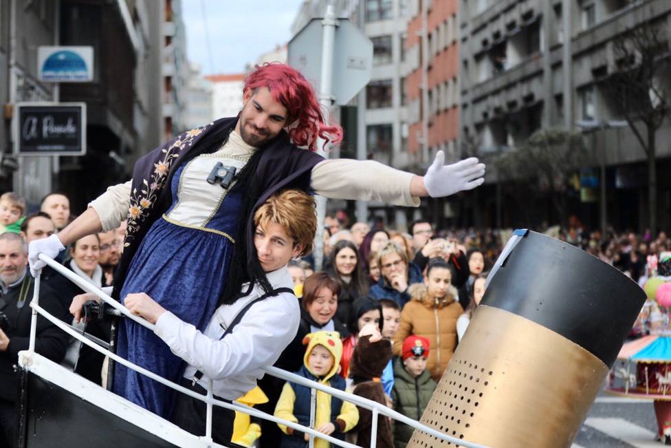 Carnaval en Galicia, imagen del desfile en Santiago. FUENTE: CONCELLO