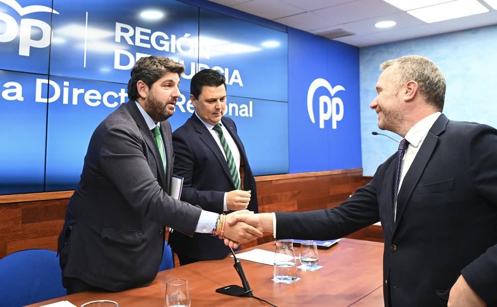 López Miras y Segado en la Junta Directiva del PP Región de Murcia