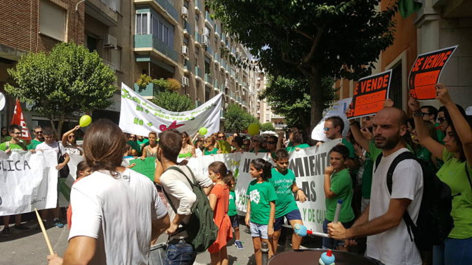 protesta de hoy en Jaén