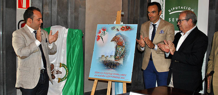 El Cid durante el acto de presentación de la Feria Taurina de La Algaba. TOROMEDIA