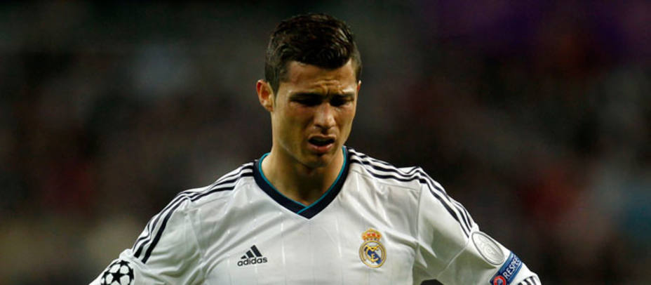 Cristiano Ronaldo, triste tras la eliminación ante el Dortmund (REUTERS)