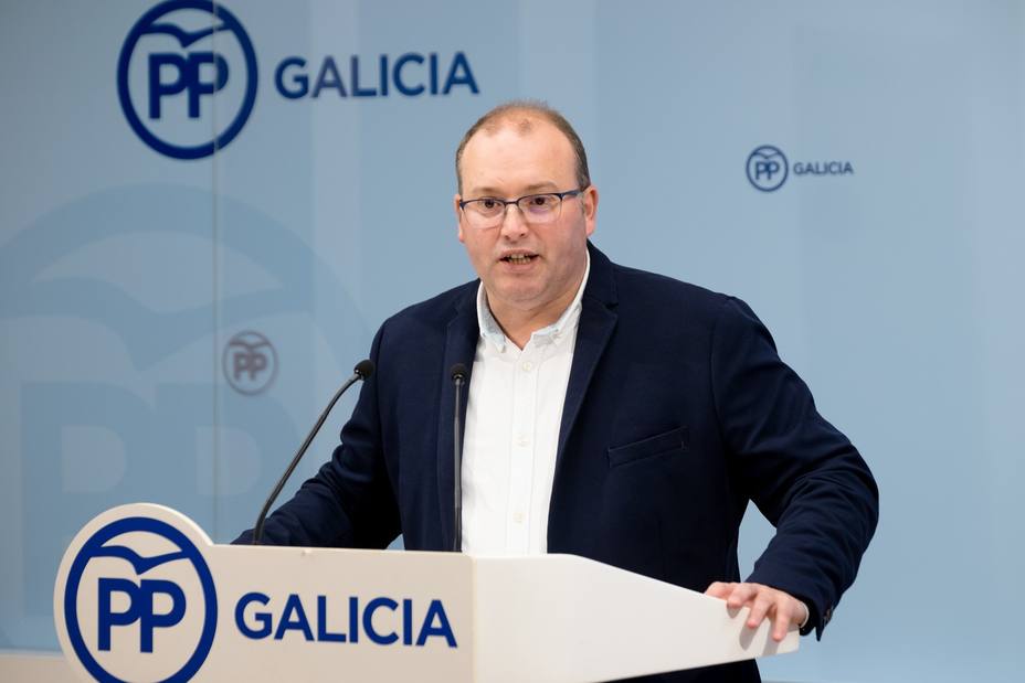 Miguel Tellado, secretario xeral del Partido Popualr de Galicia