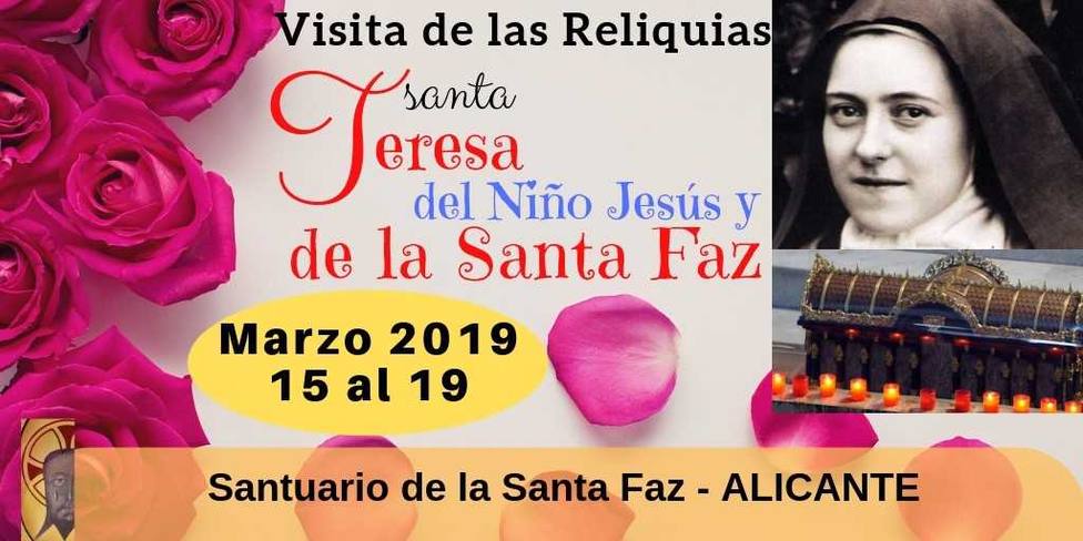 Las Reliquias de Santa Teresa del Niño Jesús llegan a Alicante