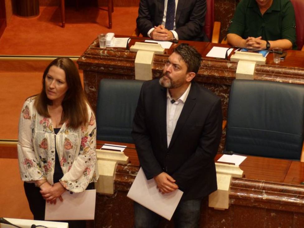 La Asamblea designa senadores autonómicos a Miguel Sánchez y Lourdes Retuerto