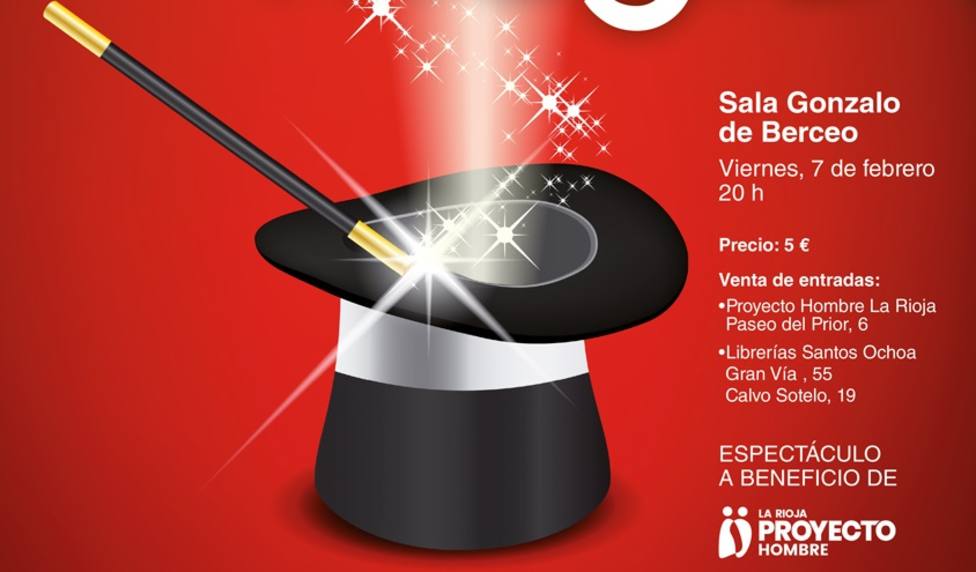 Gala de magia a beneficio de Proyecto Hombre La Rioja 